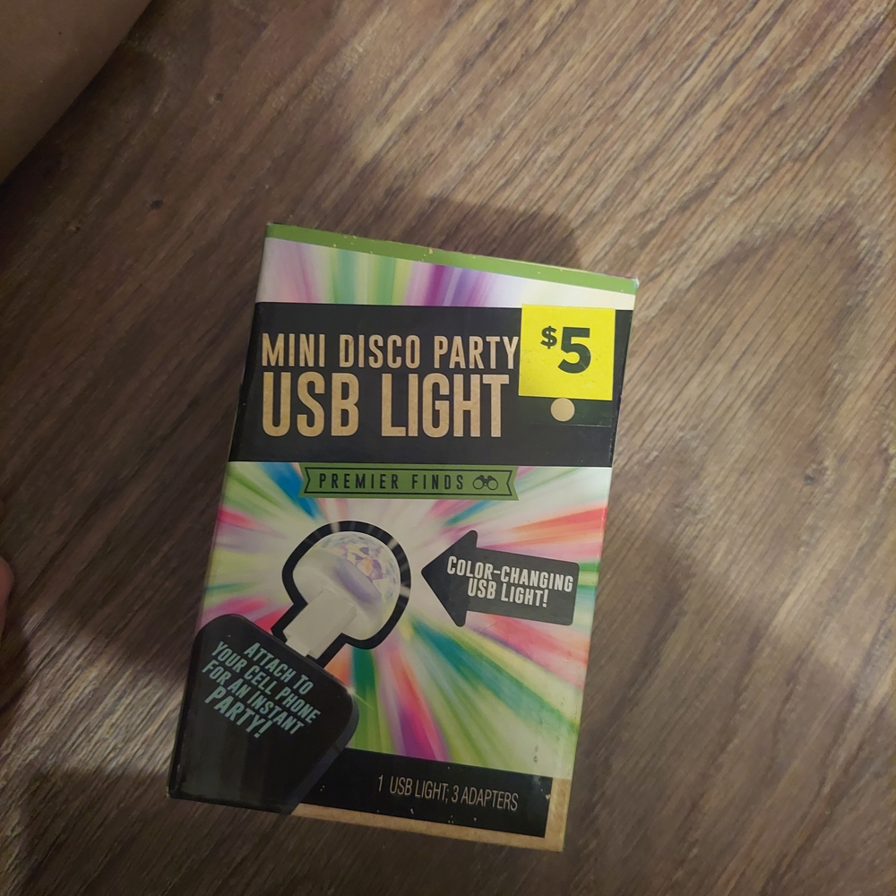 Lot Of 3!! NEW! Mini Disco Party USB Light